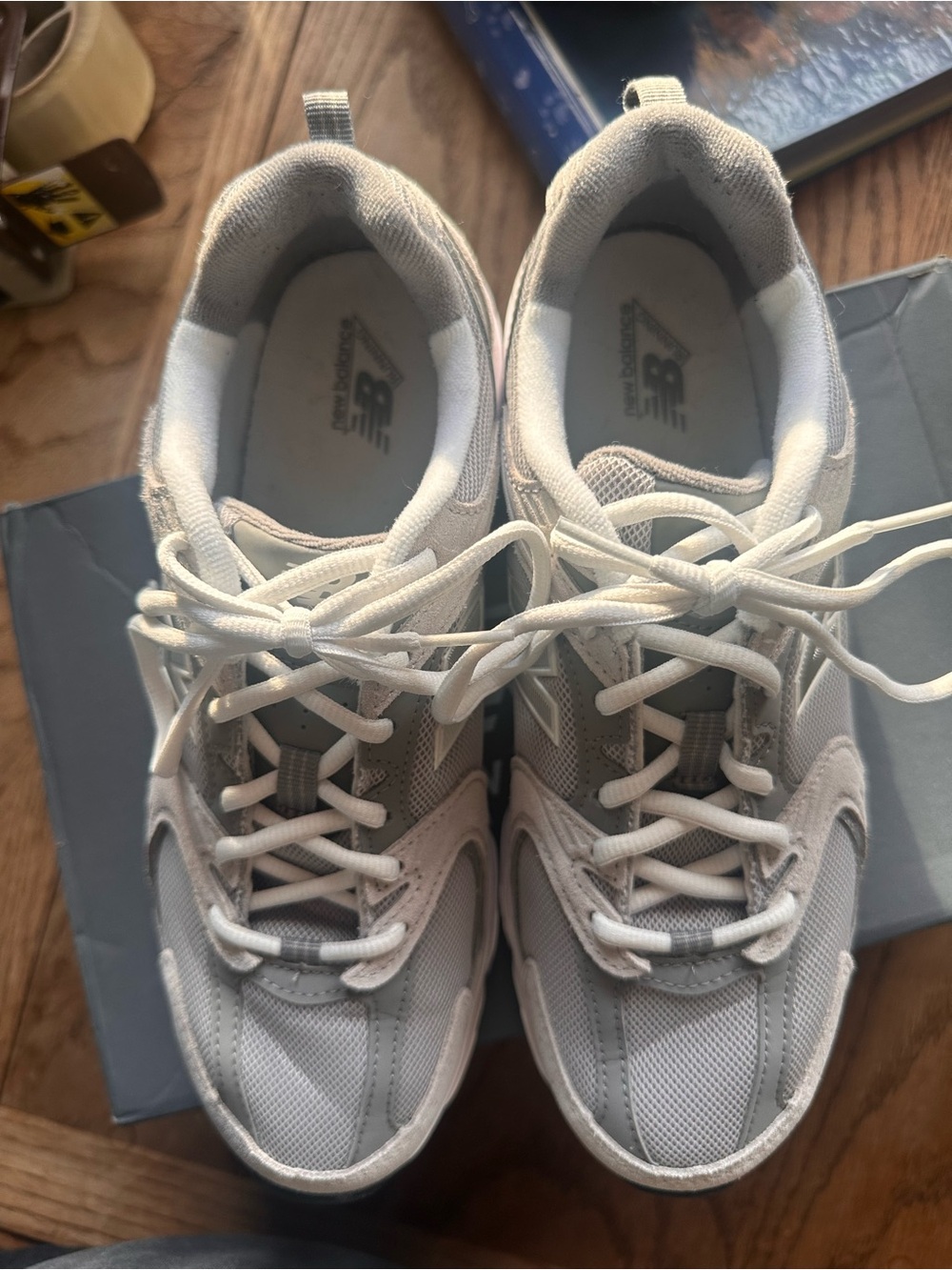 New balance 530 in rain cloud with shadow grey and silver metallic - Picture 4 of 12